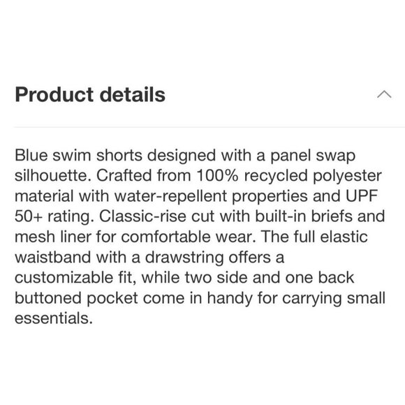 NWT Original Use Men's Panel Swap Swim Trunks Size Small - Picture 4 of 4